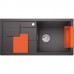 BLANCO SITY XL 6 S InFino Silgranit oboustranný bez exc. šedá skála/přísl. orange 525057