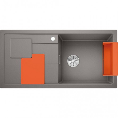 BLANCO SITY XL 6 S InFino Silgranit oboustranný bez exc. aluminium/přísl. orange 525058
