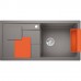 BLANCO SITY XL 6 S InFino Silgranit oboustranný bez exc. aluminium/přísl. orange 525058
