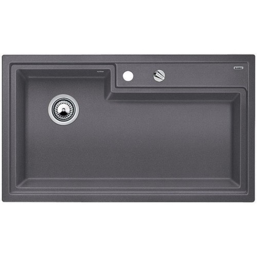 BLANCO PLENTA Silgranit PuraDur šedá skála s excentrem 518904