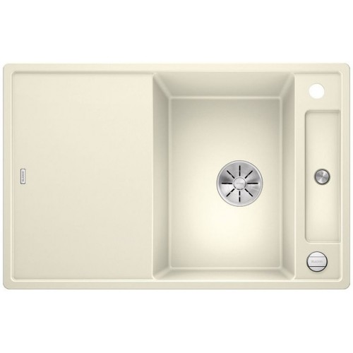 BLANCO AXIA III 45 S InFino Silgranit jasmín dřez vpravo s excentrem přísl. sklo 523188