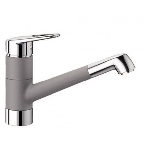 BLANCO NOTIS HD Silgranit-look aluminium/chrom 523243