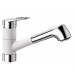 BLANCO NOTIS-S HD Silgranit-look bílá/chrom 523257