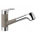 BLANCO NOTIS-S HD Silgranit-look tartufo/chrom 523259