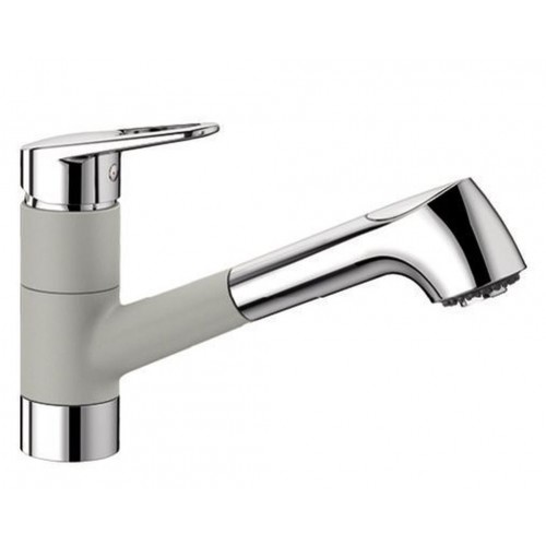 BLANCO NOTIS-S HD Silgranit-look perlově šedá/chrom 523261