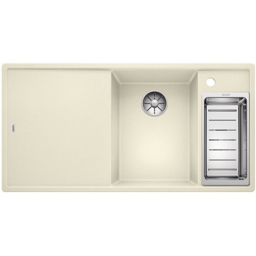 BLANCO AXIA III 6 S InFino Silgranit jasmín dřev.deska dřez vpravo s exc. 523467