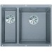 BLANCO SUBLINE 340/160 U InFino Silgranit aluminium bez táhla dřez vpravo 523560