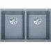 BLANCO SUBLINE 350/350 U InFino Silgranit aluminium bez táhla 523576