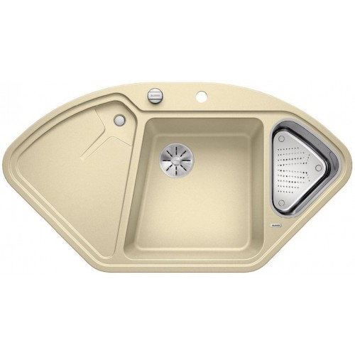 BLANCO DELTA II InFino Silgranit béžová champagne s excentrem přísluš. ano 523664