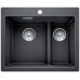 BLANCO PLEON 6 Split InFino Silgranit antracit s excentrem 523696