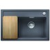 BLANCO ZENAR XL 6 S Compact InFino Silgranit šedá skála dřez vpravo s exc. a dřev.deskou 523765