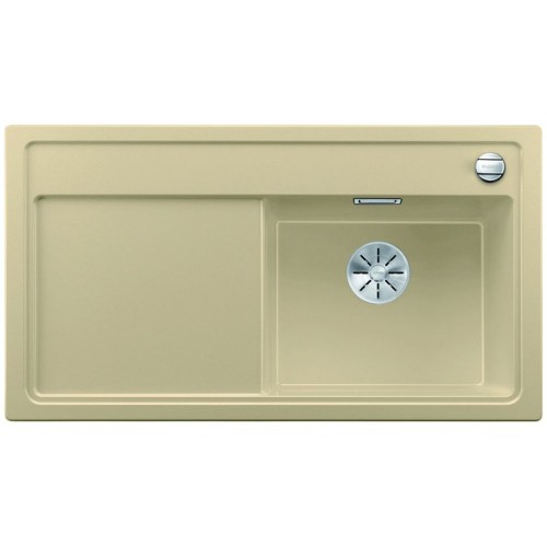 BLANCO ZENAR 5 S InFino Silgranit béžová champagne dřez vpravo s exc. deska dřevo 523925