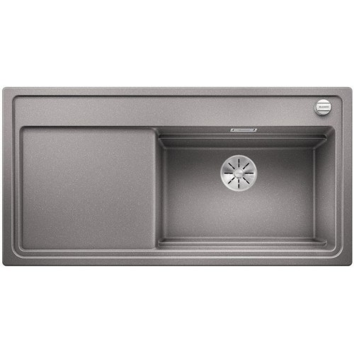 BLANCO ZENAR XL 6 S DFG InFino Silgranit aluminium dřez vpravo s exc. deska sklo 524068 BLANCO ZENAR XL 6 S DFG InFino Silgranit aluminium dřez vpravo s exc. deska sklo 524068