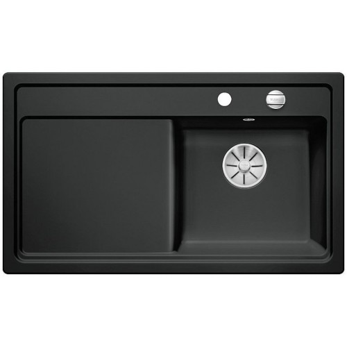 BLANCO ZENAR 45 S InFino Keramika černá dřez vpravo s excentrem 524163 BLANCO ZENAR 45 S InFino Keramika černá dřez vpravo s excentrem 524163