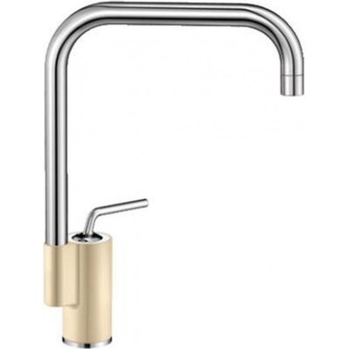 BLANCO Ajaris dřezová baterie Silgranit-look, béžová champagne/chrom 520819
