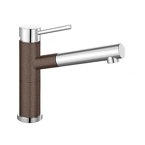 BLANCO Alta-S Compact Silgranit dřezová baterie káva/chrom 515334