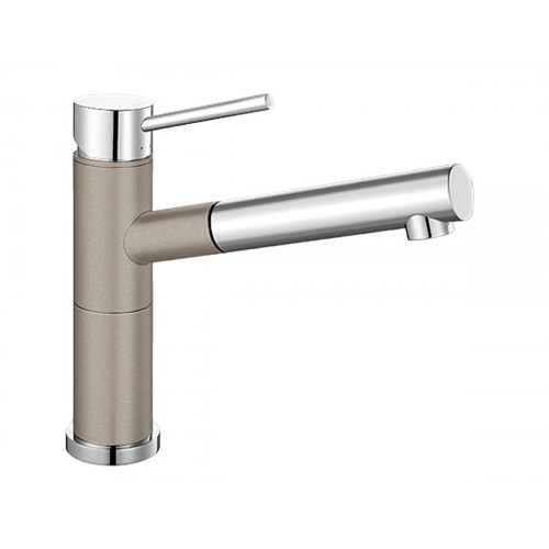 BLANCO Alta-S Compact Silgranit dřezová baterie tartufo/chrom 517634