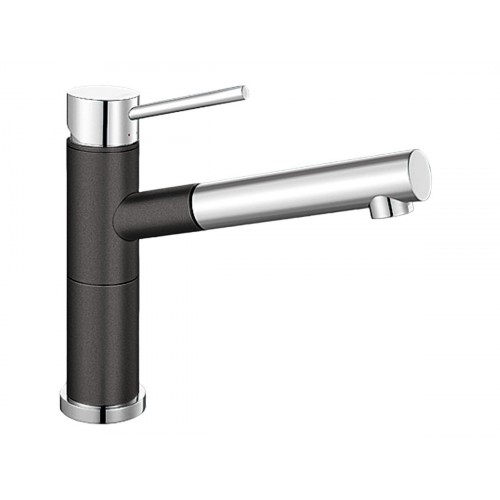 BLANCO Alta-S Compact Silgranit dřezová baterie šedá skála/chrom 518809