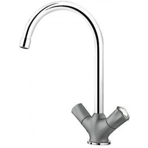 BLANCO Amona dřezová baterie Silgranit-look, aluminium/chrom 520771 BLANCO Amona dřezová baterie Silgranit-look, aluminium/chrom 520771