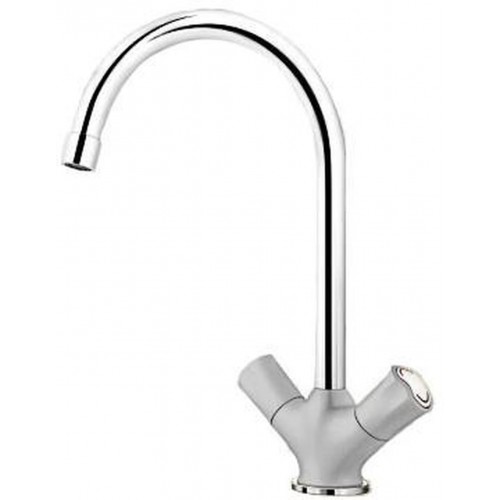 BLANCO Amona dřezová baterie Silgranit-look, perlově šedá/chróm 520778 BLANCO Amona dřezová baterie Silgranit-look, perlově šedá/chróm 520778