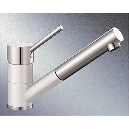 BLANCO Antas - S dřezová baterie, křišťálově bílá/chrom 516069