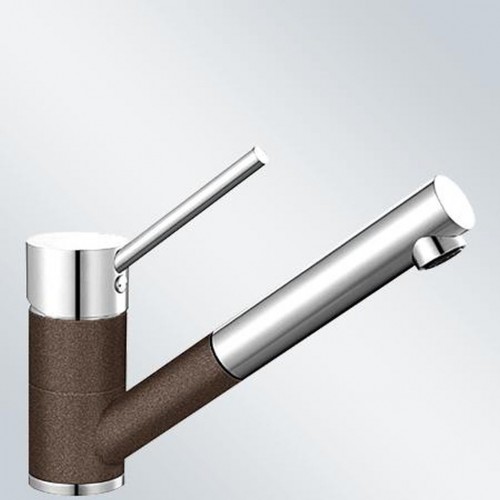 BLANCO Antas-S dřezová baterie Silgranit-look, beztlaková, kávová/chrom 516773