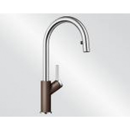 BLANCO Carena-S dřezová baterie, kávová/chrom 521378 BLANCO Carena-S dřezová baterie, kávová/chrom 521378