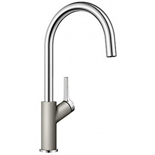 BLANCO Carena dřezová baterie Silgranit-look, perlově šedá/chrom 520974