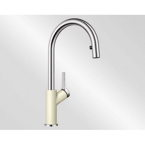 BLANCO Carena-S dřezová baterie Silgranit®-look, jasmín/chrom 520985 BLANCO Carena-S dřezová baterie Silgranit®-look, jasmín/chrom 520985