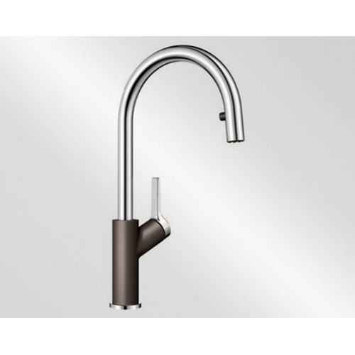 BLANCO Carena-S dřezová baterie Silgranit®-look, kávová/chrom 520988