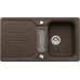 BLANCO Classic 5 S dřez s excentrem, příslušenství transp.šedé, kávová 514983