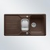 BLANCO Classic 6 S dřez s excentrem, příslušenství nerez, kávová 514984