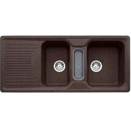 BLANCO Classic 8 S dřez včetně sifonu, příslušenství-šedé, kávová 514995
