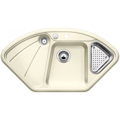 BLANCO Delta dřez keramika PuraPlus magnolie lesklá 519606