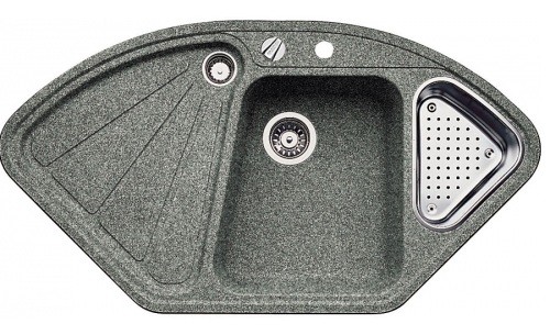 BLANCO Delta-F dřez Silgranit aluminium 511673 BLANCO Delta-F dřez Silgranit aluminium 511673