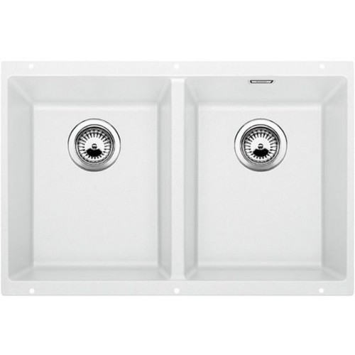 BLANCO Subline 350/350-U dřez Silgranit bez táhla, bílá 518594 BLANCO Subline 350/350-U dřez Silgranit bez táhla, bílá 518594