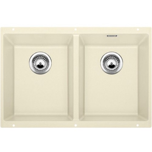 BLANCO Subline 350/350-U dřez Silgranit bez táhla, jasmín 518595 BLANCO Subline 350/350-U dřez Silgranit bez táhla, jasmín 518595