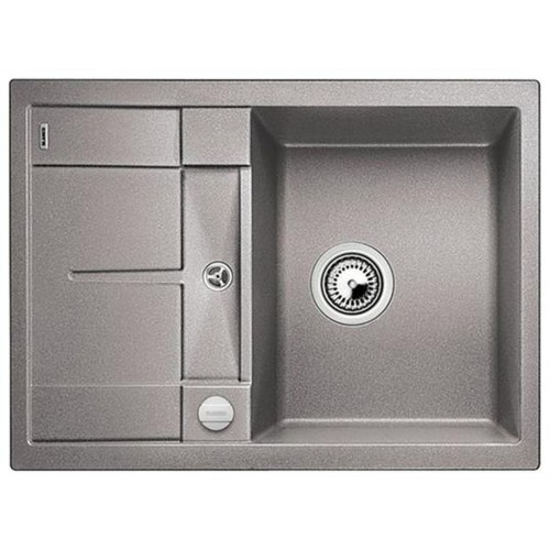 BLANCO Metra 45 S Compact dřez Silgranit, s excentrem, aluminium 519574