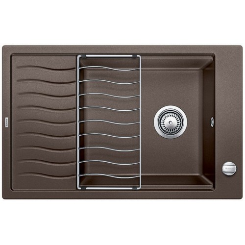 BLANCO Elon XL 6 S-F dřez Silgranit s excentrem, káva 519517