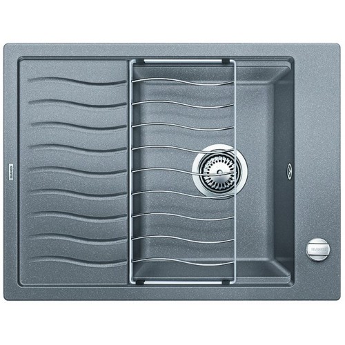 BLANCO Elon 45 S dřez Silgranit s excentrem, aluminium 520991