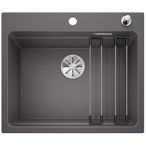 BLANCO Etagon 6 InFino dřez, s excentrem SILGRANIT, šedá skála 524530 BLANCO Etagon 6 InFino dřez, s excentrem SILGRANIT, šedá skála 524530