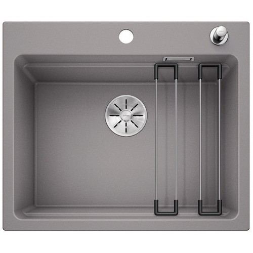 BLANCO Etagon 6 InFino dřez, s excentrem SILGRANIT, aluminium 524531