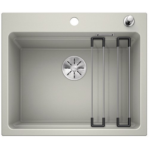 BLANCO Etagon 6 InFino dřez, s excentrem SILGRANIT, perlově šedá 524532