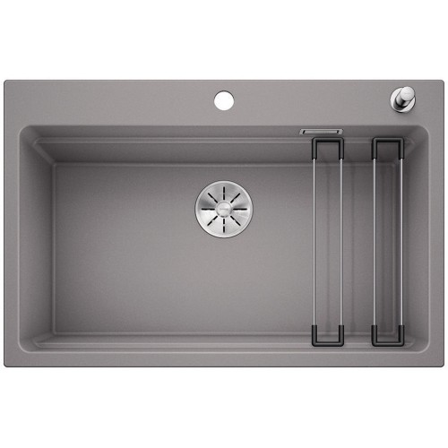 BLANCO Etagon 8 InFino dřez SILGRANIT, s excentrem, aluminium 525179