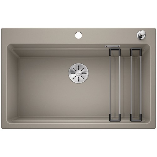 BLANCO Etagon 8 InFino dřez SILGRANIT, s excentrem, tartufo 525184