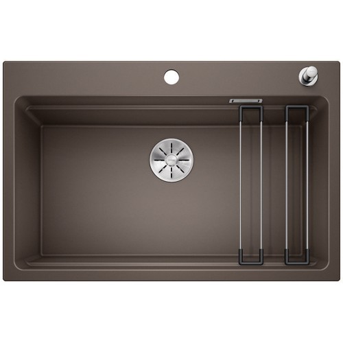 BLANCO Etagon 8 InFino dřez SILGRANIT, s excentrem, kávová 525186