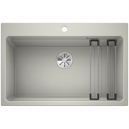 BLANCO Etagon 8 InFino dřez SILGRANIT, bez excentru, perlově šedá 525190