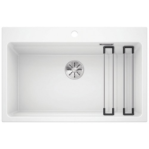BLANCO Etagon 8 InFino dřez SILGRANIT, bez excentru, bílá 525191