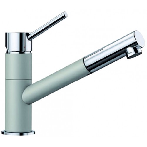 BLANCO Kano-S HD Silgranit dřezová baterie, perlově šedá/chrom 525045