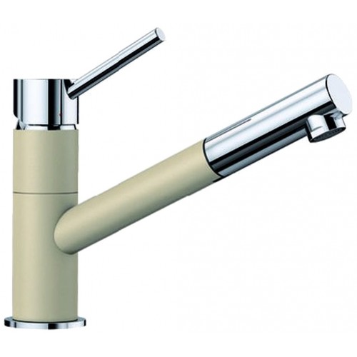 BLANCO Kano-S HD Silgranit dřezová baterie, béžová champagne/chrom 525046